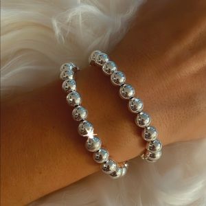 8 MM Sterling Silver Bracelet